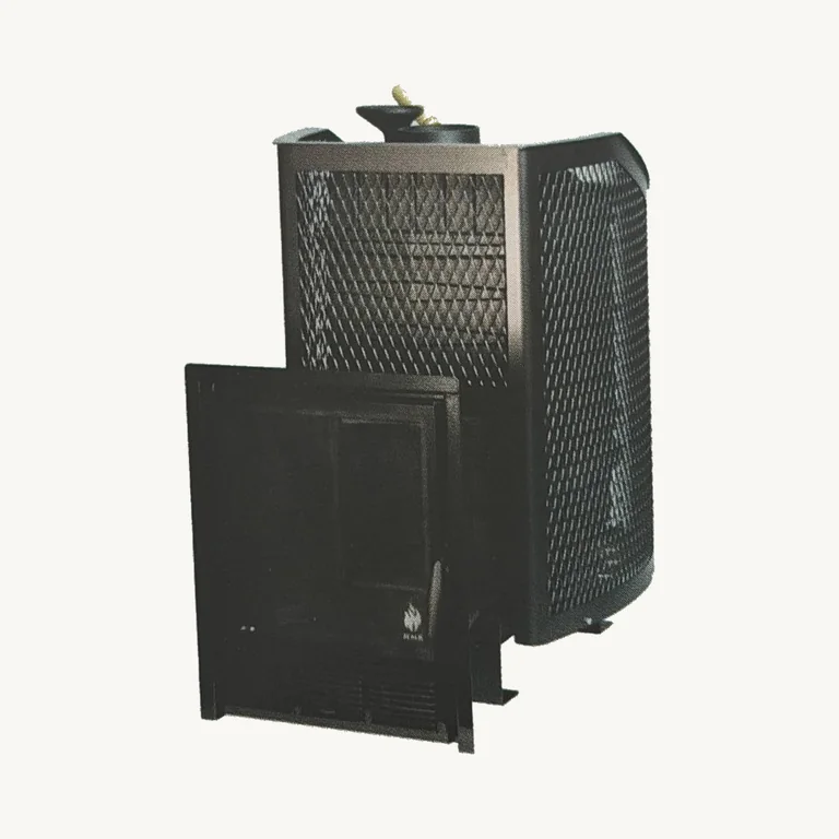 Amur — yopiq kamenkali sauna pechi